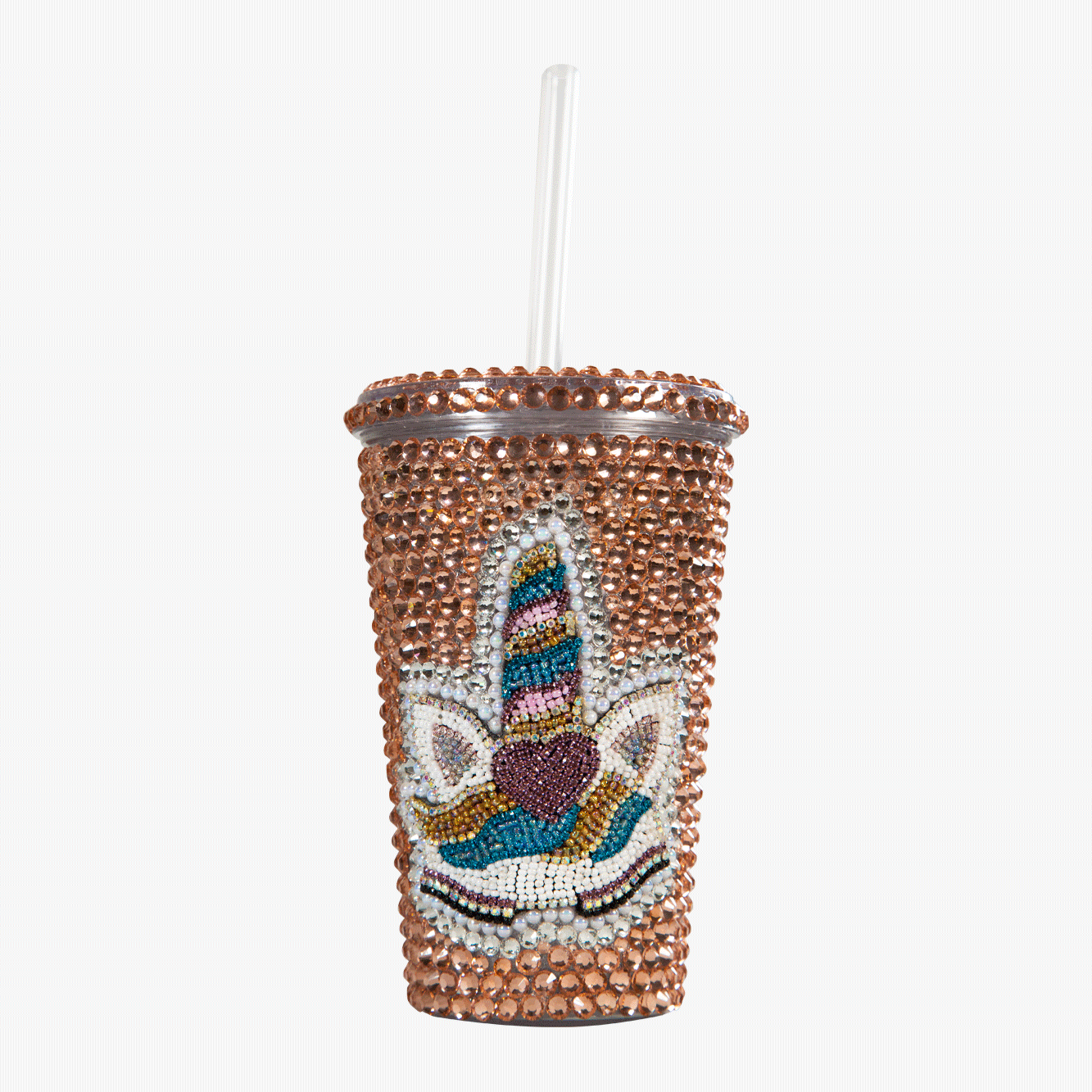 Vaso Unicornio Rose Gold